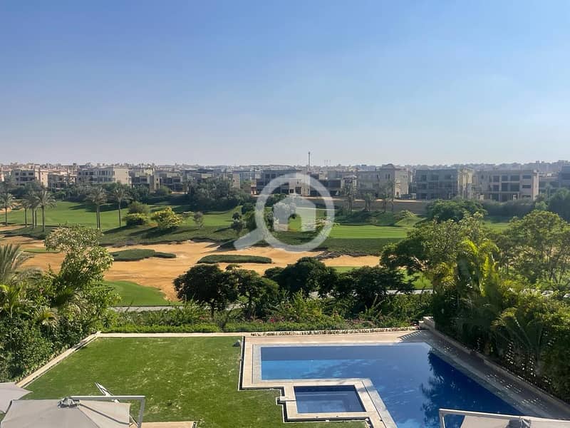 furnished apartment 450m for rent in katameya dunes - golf view furnished apartment 450m for rent in katameya dunes - golf view