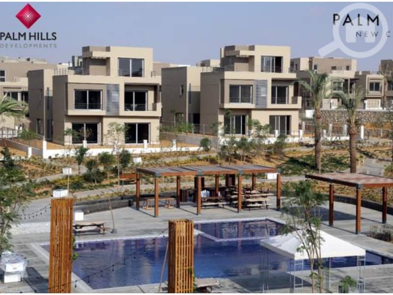 مساحة وموقع مميزين new cairoشقة للبيع في بالم هيز