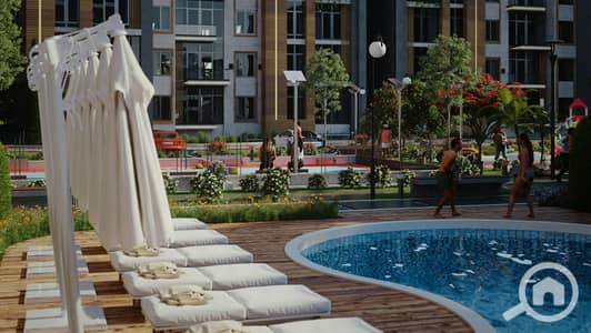 Studio for Sale in New Cairo, Cairo - (فرصة سكن واستثمارلقطة)ستوديو بفيو لاجونز للبيع بمقدم250ألف+الناديFree