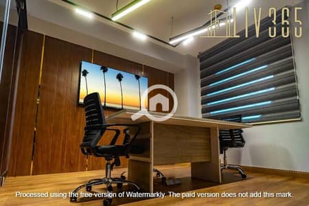 Office for Rent in New Cairo, Cairo - مكتب لايجار بالتجمع الخامس كامل التشطيب موقع مميز