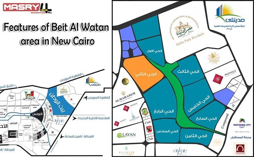 9 Features of Beit Al Watan area in New Cairo. jpg