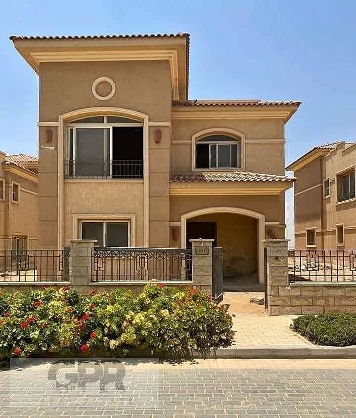 باحلى لوكيشن استلام فوري  فيلا استاندالوان فيو عالاندسكيب للبيع في ستون بارك التجمع الخامس Standalone Villa for sale in Stone Park New Cairo