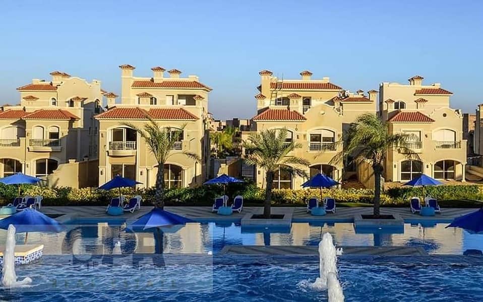 كورنر كلاسيك تاون فيلا للبيع  330م للبيع في لافيستا سيتي باقساط استلام فوري Ready to move Corner Calssic town villa for sale 330m in La VistaCity