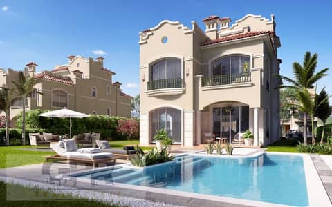 بنتهاوس 3 غرف نوم للبيع في القاهرة الجديدة، القاهرة - Villa-for-Sale-in-EL-PATIO-Prime-Compound. jpg