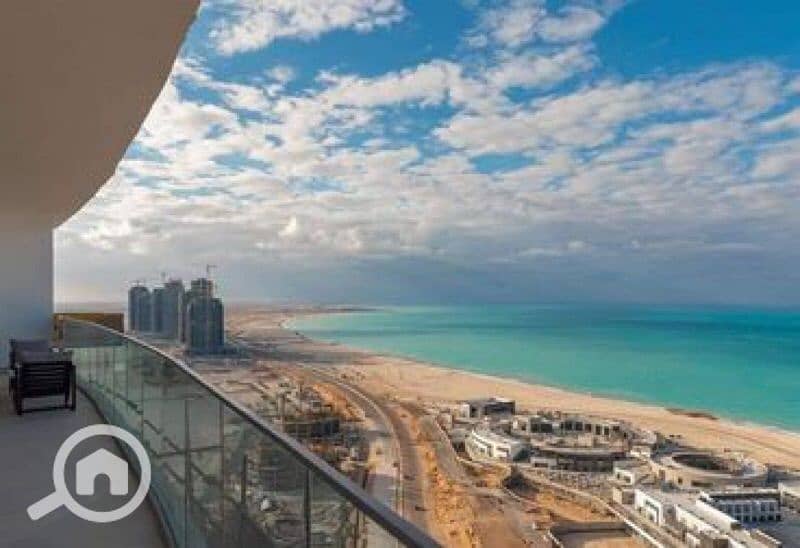 Apartment 217m² - Panoramic Sea + Lagoon View - Ready for viewing - 12-year installment plan - For sale in Alamein Towers - Alamein - North Coast - Ap Apartment 217m² - Panoramic Sea + Lagoon View - Ready for viewing - 12-year installment plan - For sale in Alamein Towers - Alamein - North Coast - Ap