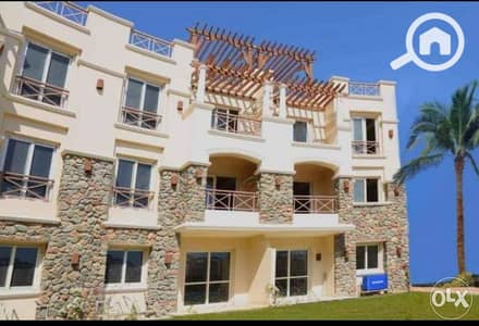 3 Bedroom Chalet for Sale in Ain Sukhna, Suez - شاليه برووف علي حمام سباحه في بلو بلو العين السخنه للبيع بالتقسيط