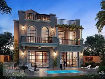 3 Bedroom Townhouse for Sale in New Cairo, Cairo - Town house villa for sale in Ever 6th Settlement New Cairo next to Hyde Park with installments 220m