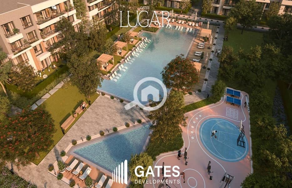 2 Gates Developments - Lugar - Bird eye - pool. jpg