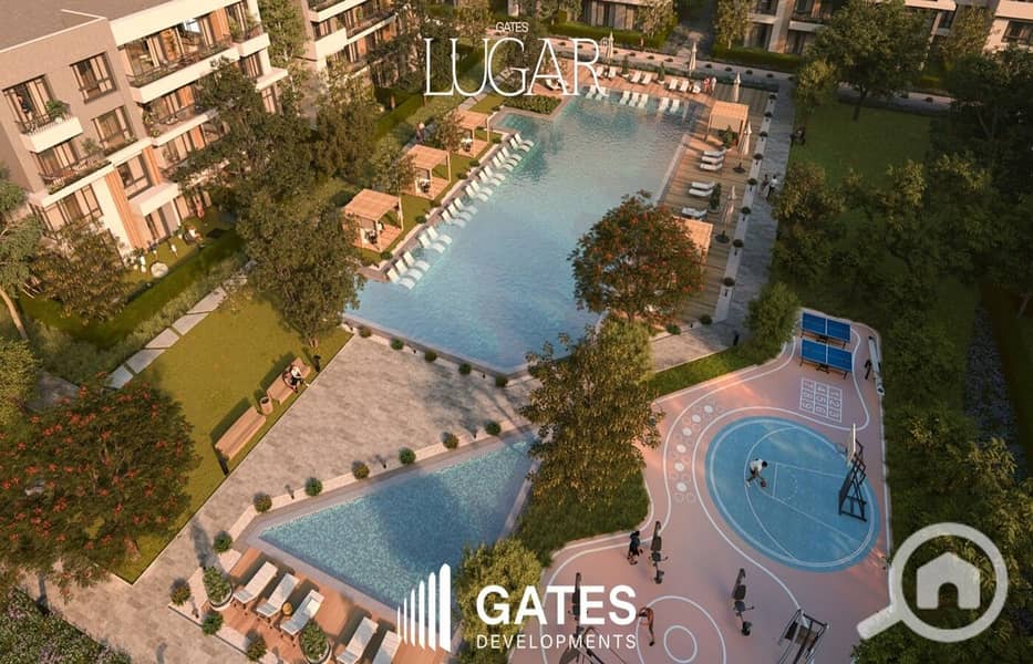 3 Gates Developments - Lugar - Bird eye - pool. jpg