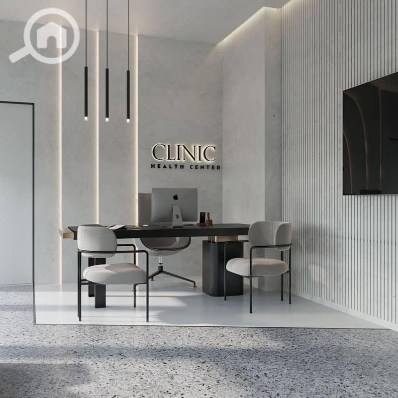 Fully Finished Clinic with air conditioners in Ever Mall in front of Dar El Fouad Hospital - Vista 2