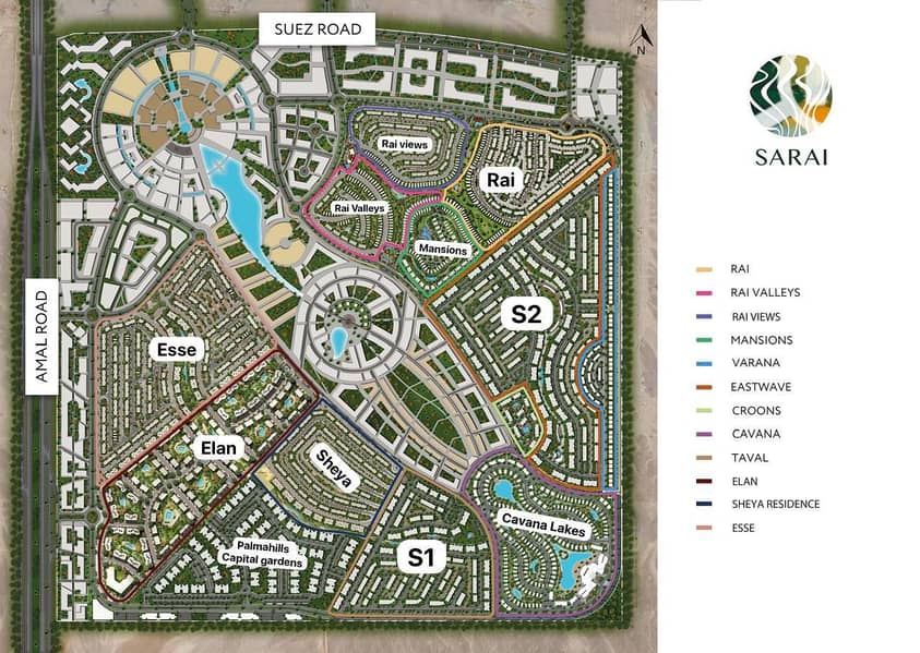 2 Sarai Master plan Key. jpg