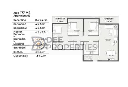 3 Bedroom Apartment for Sale in Smoha, Alexandria - 177. jpg