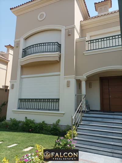 4 Bedroom Townhouse for Sale in Shorouk City, Cairo - Town house corner villa for sale, immediate receipt, in La Vista, Shorouk, Patio 5 east