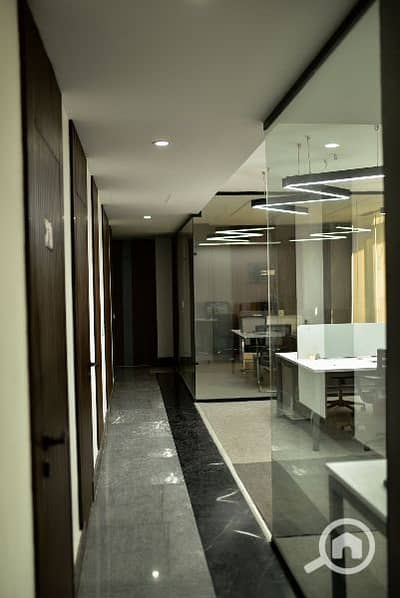 Office for Rent in Nasr City, Cairo - Office space for rent 350m in Nasr City at Delta Flower Towers with central air conditioning and super lux finishing.