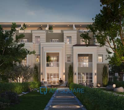 5 Bedroom Townhouse for Sale in Mostakbal City, Cairo - TOWNHOUSE-4UNITS-BACK. jpg