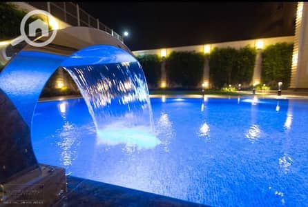 6 Bedroom Villa for Sale in New Cairo, Cairo - Furnished & Finished Villa 1250 m in Bright city compound New Cairo
