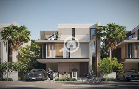 تاون هاوس 5 غرف نوم للبيع في 6 أكتوبر، الجيزة - Cam12- Side Villa- Front. jpg