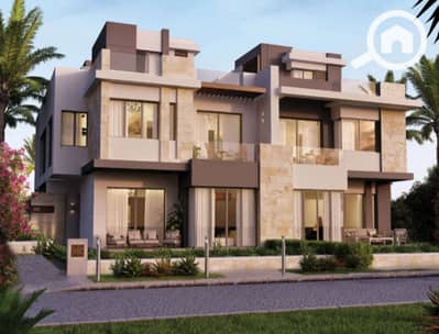 تاون هاوس 3 غرف نوم للبيع في 6 أكتوبر، الجيزة - Quad-For-Sale-in-Tawny-HYDEPARK. png