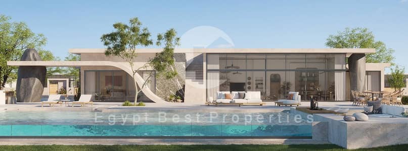 توين هاوس 3 غرف نوم للبيع في الساحل الشمالي، مطروح - signature villa. png