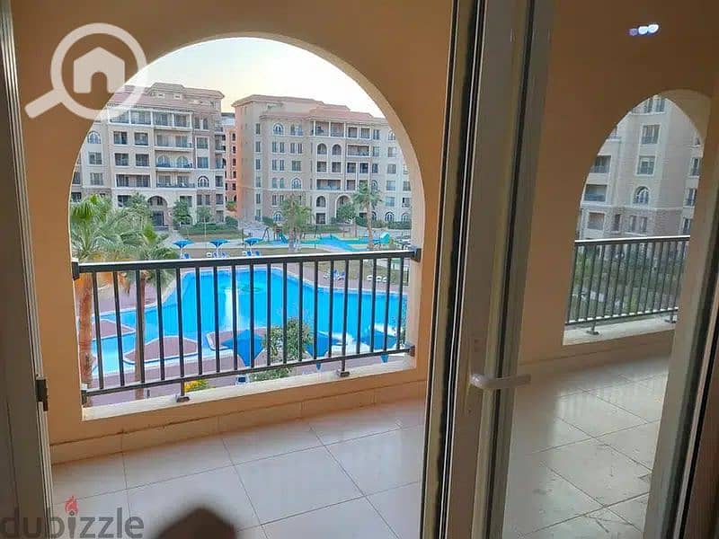 Apartment for sale, finished, in the Fifth Settlement, in front of the American University, installments up to 7 years in Golden Square. Selling for travel purposes. Price is a steal that won’t be repeated. Great view of the swimming pool.