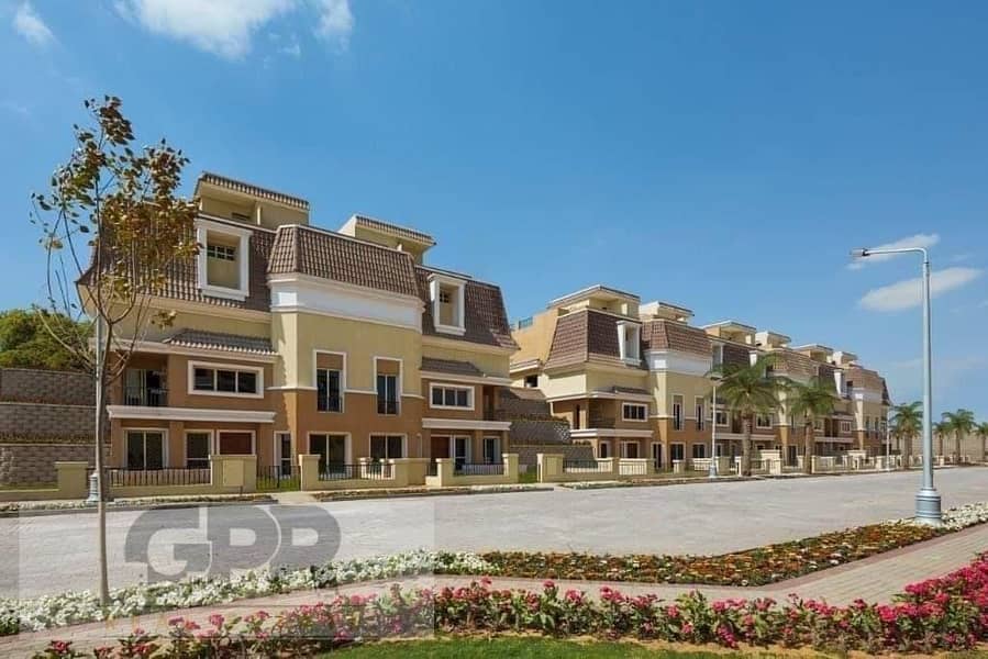 شقة ارضي بجاردن للبيع 131م باقساط في سراي المستقبل سيتي القاهرة الجديدة Sarai Mostakbal New Cairo