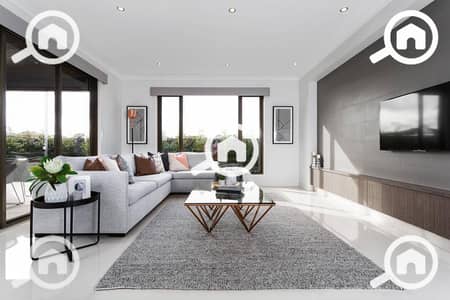 فلیٹ 3 غرف نوم للبيع في الشيخ زايد، الجيزة - Neutral-Living-Room-with-Grey-Rug-Interior-Design-Styles. jpg