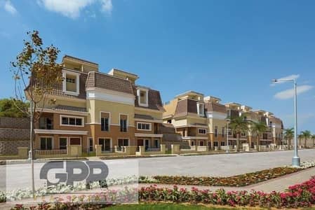 3 Bedroom Apartment for Sale in Mostakbal City, Cairo - Ground apartment with garden in Sarai Mostakbal City New Cairo 131m with installments