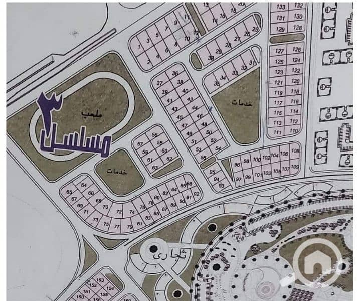للبيع بأميز مواقع شمال غرب الحي المتميز مدينة بدر