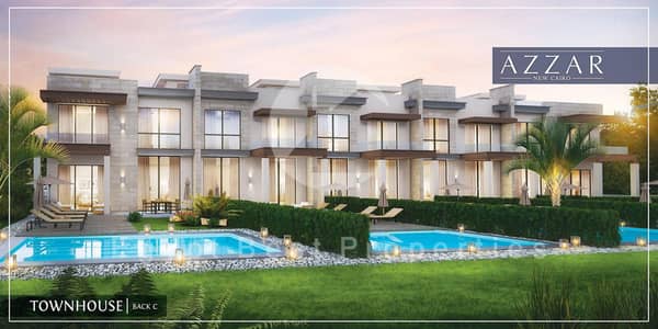 3 Bedroom Townhouse for Sale in New Cairo, Cairo - كمبوند-ازار-القاهرة-الجديدة. jpg 3 Bedroom Townhouse for Sale in New Cairo, Cairo - كمبوند-ازار-القاهرة-الجديدة. jpg