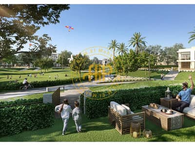 2 Bedroom Flat for Sale in 6th of October, Giza - 9-Backyard-overlooking-green-space-scaled. jpg