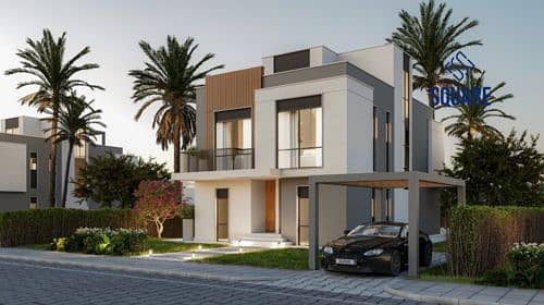 4 Bedroom Twin House for Sale in Sheikh Zayed, Giza - medium_villa__3. png