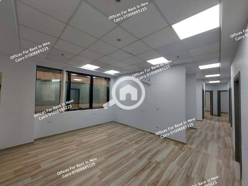 مكتب اداري للايجار 200م في التجمع الخامس في مبني اداري Office For Rent