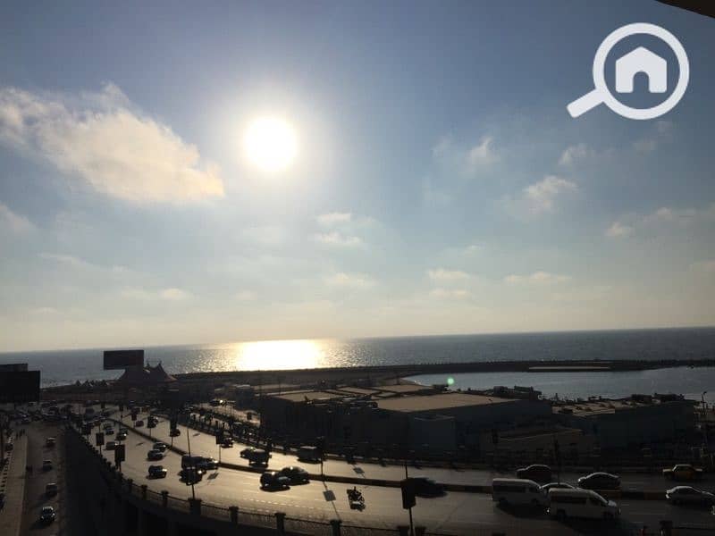 ultra high lux sea view service apartment in Alexandria for rent