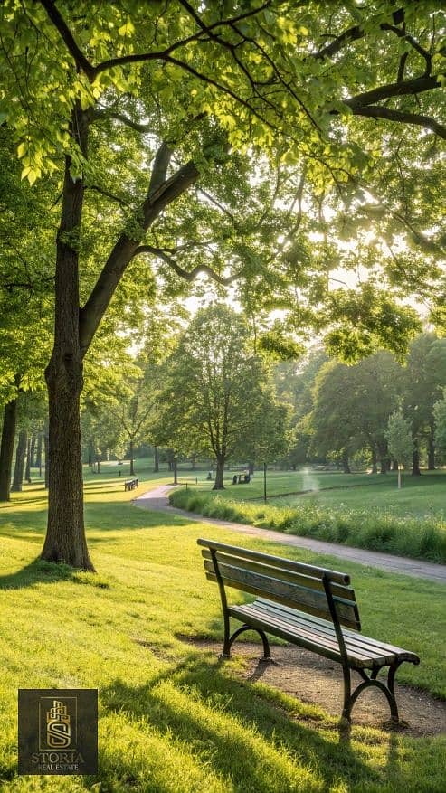7 A public park bench. jpg