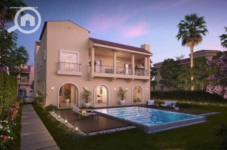 7 Bedroom Villa for Sale in New Cairo, Cairo - 01. jpg