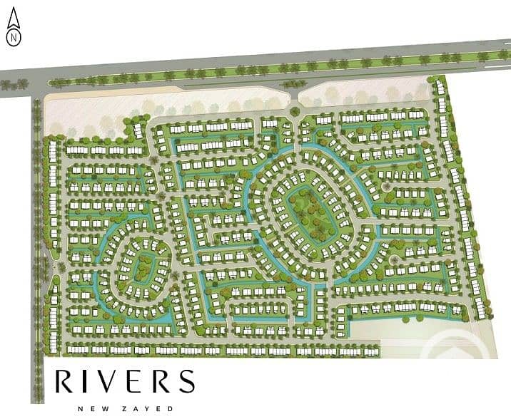 5 تصميم-كمبوند-ريفيرز-الشيخ-زايد-Rivers-New-Zayed-Tatweer-Misr. jpg