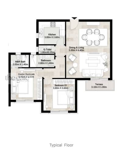 2 Bedroom Apartment for Sale in New Cairo, Cairo - 3f7a8032-7e8d-47dc-816d-264d87b34c2f. jpeg