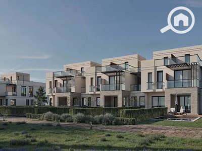 2 Bedroom Flat for Sale in New Cairo, Cairo - 67dfd59addb9a_Backview-Townhouse-villas-Hyde-park-Central-new-cairo-6th-settlement. jpg