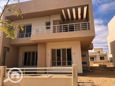 5 Bedroom Twin House for Sale in 6th of October, Giza - For sale, a twin house villa, 298 m, in Grand Heights Compound, with finishing, 6th of October delivery