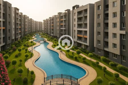 شقة 3 غرف نوم للبيع في حدائق اكتوبر، الجيزة - 20250512_1232_توسع المسطحات المائية_remix_01jv1x9m4bfhcabqtt78xxtbj6. png