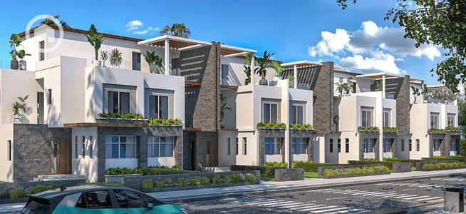 4 Bedroom Penthouse for Sale in Sheikh Zayed, Giza - v levels dunes. png