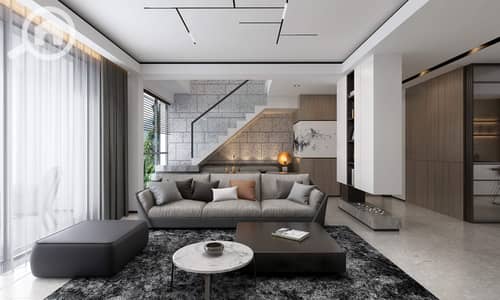 توين هاوس 4 غرف نوم للبيع في القاهرة الجديدة، القاهرة - indoor-living-room-4-02. jpg
