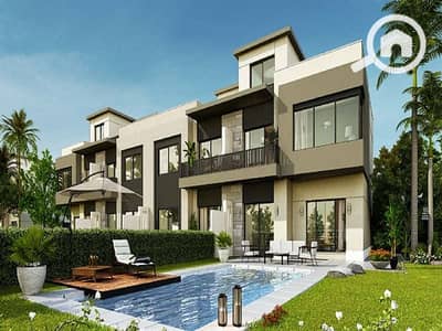 4 Bedroom Townhouse for Sale in Sheikh Zayed, Giza - Swan-lake-Residences-New-Cairo-Giselle-Villas-For-Sale-Compound-Swan-Lake-Residences-New-Cairo-Master-Plan-and-Prices-8-Gates-Real-Estate-Egypt-0-3. jpg
