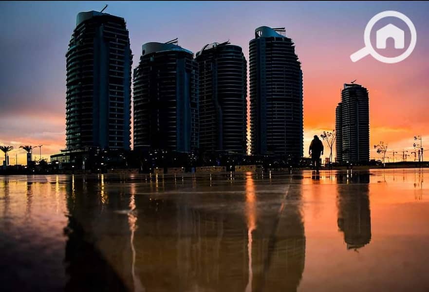 Distinctive apartment for sale, fully finished, in New Alamein Towers on the North Coast - Altro