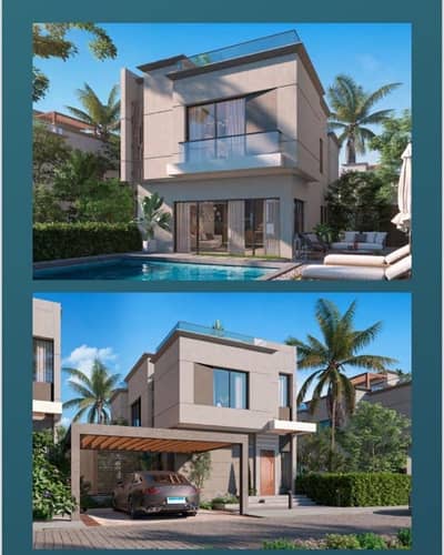 3 Bedroom Villa for Sale in 6th of October, Giza - Golden opportunity - independent villa - Palm Hills - Badiyah project - 6 October