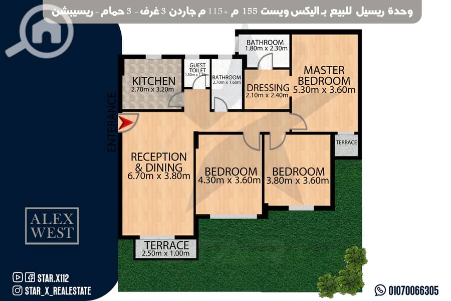 2 APART 155m WITH GARDEN. jpg