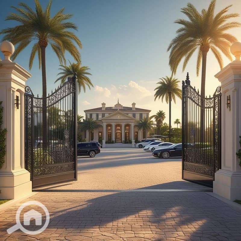 6 _Concept_ Your Exclusive Gateway to Marina's Elite Life. _Visuals_ An elegant shot of the private, grand entrance gate of the estate, leading directly from the International Coastal Road. In the background, a  (3). jpg