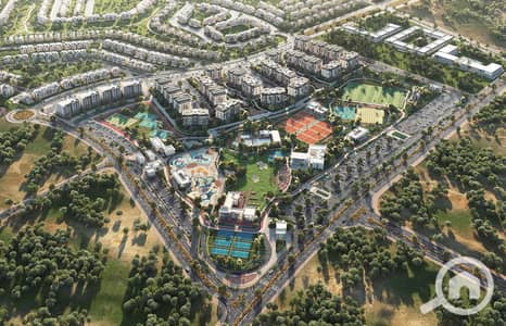 3 Bedroom Flat for Sale in Sheikh Zayed, Giza - CAM12-AERIAL SPORTS CLUB. jpg