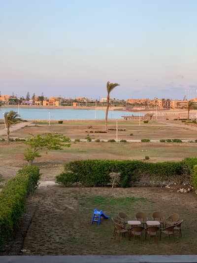 فیلا 5 غرف نوم للايجار في الساحل الشمالي، مطروح - فيلا للإيجار مارينا 2 اول صف بحيرة رملية