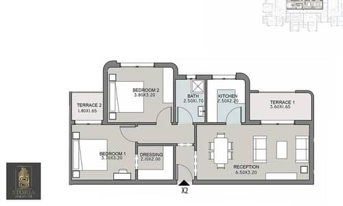 2 Bedroom Apartment for Sale in New Heliopolis, Cairo - 100م. PNG